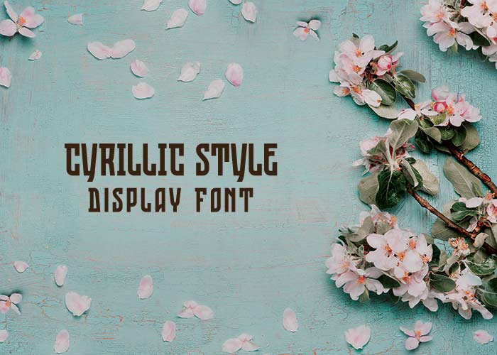 Cyrillic Font