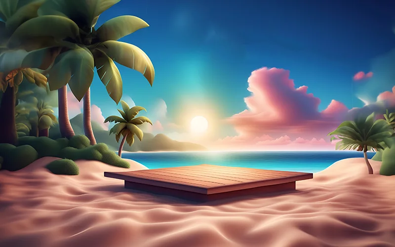 Animated beach images