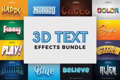 3d text effects feature image