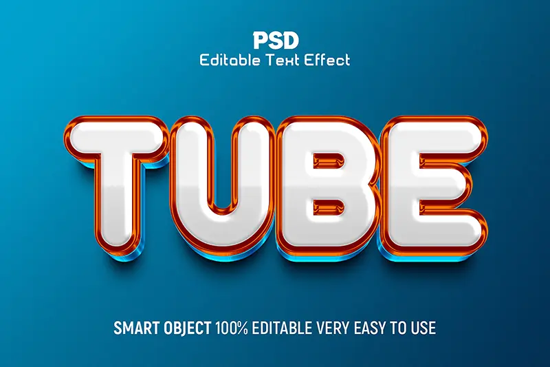 tube text effect