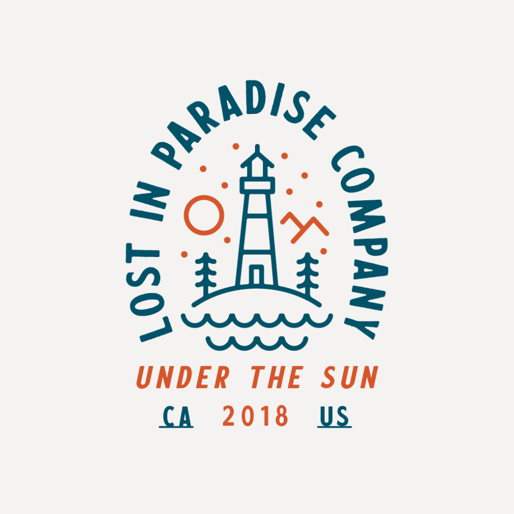 A Preview Of Lost In Paradise Company -Under The Sun 2018 Logo Template