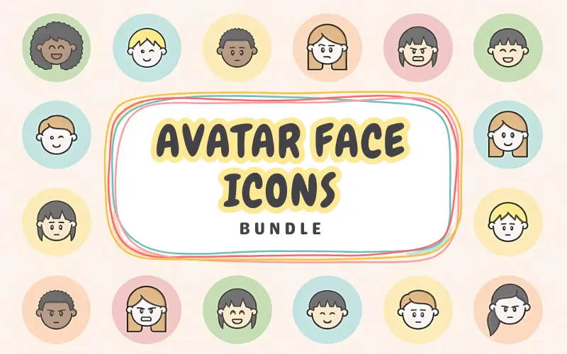 Avatar Face Icons Bundle Product Image