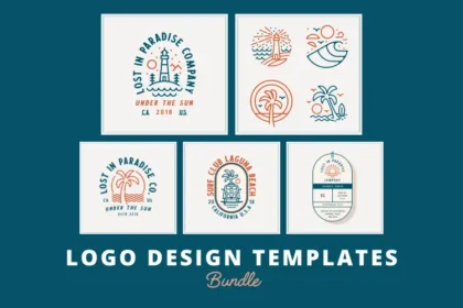 Free Logo Design Templates Bundle Feature Image