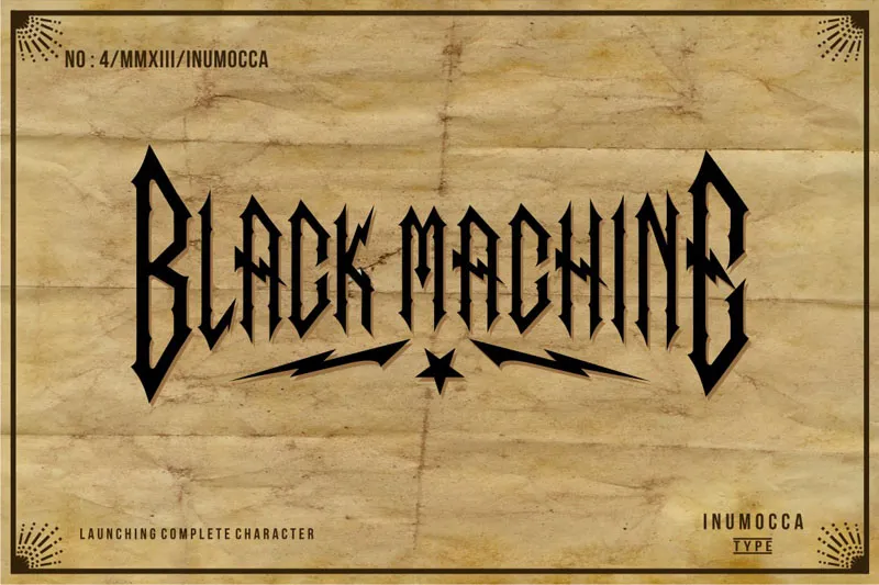 Black Machine Text