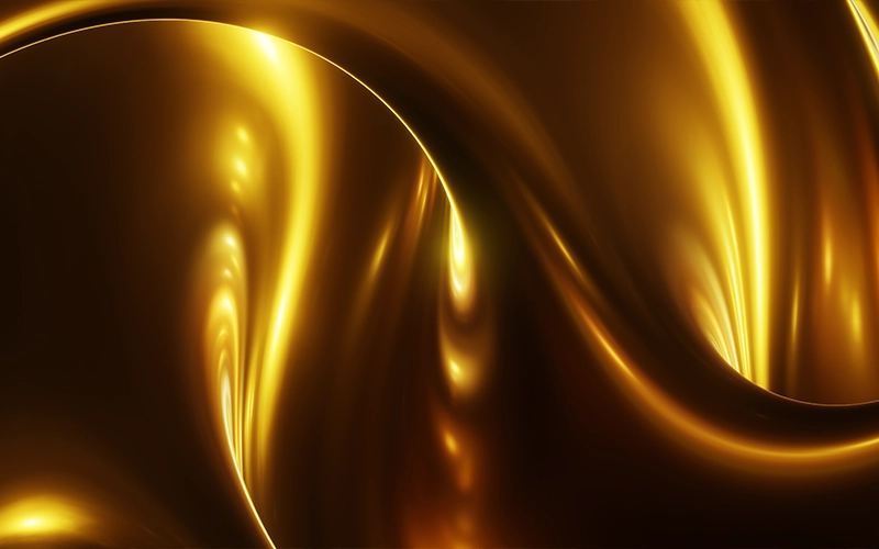 Glossy liquid gold texture for sophisticated visual appeal