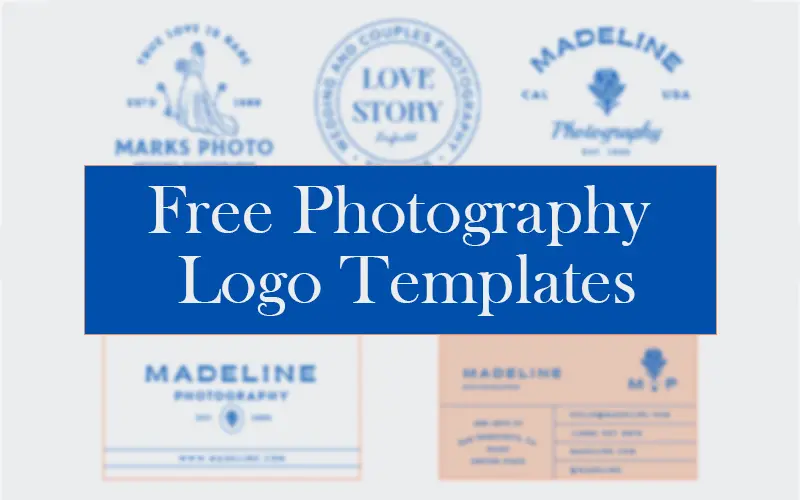 Free Photography Logo Templates Preview