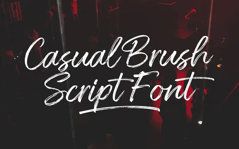 A preview of Quartiel script font