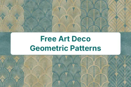 Free Art Deco Geometric Patterns poster