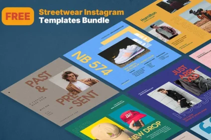 Streetwear Instagram template preview