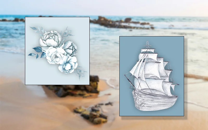 flower and ship collection preview